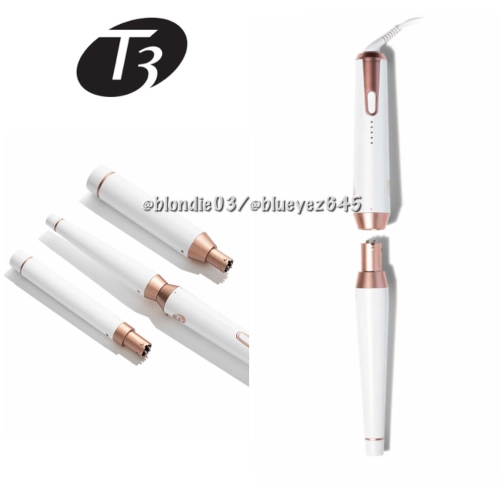 T3 Interchangeable Styling Wand Whirl Trio